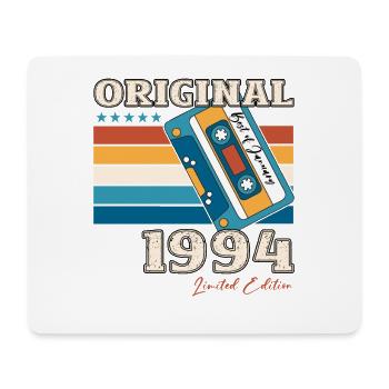 30e anniversaire Cassette janvier Vintage 1994 - Tapis de souris (format paysage) - blanc - Devant