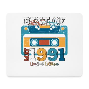 May 1991 Vintage 1991 Birthday 1991 Legend 91 - Mouse Pad (horizontal) - white - Front