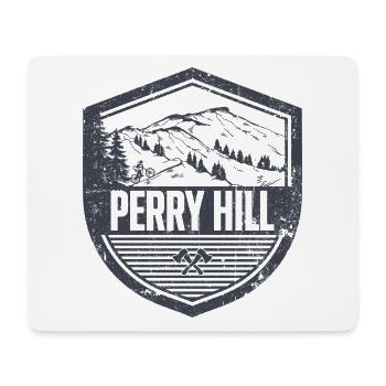 Perry Hill Bergabzeichen - Mousepad (Querformat) - Weiß - Vorne