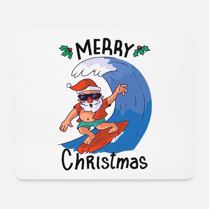Weihnachten im Juli - Mousepad (Querformat) - Weiß