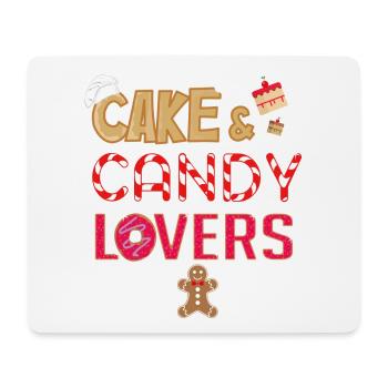 Cake & Candy Lovers T-Shirt - Mouse Pad (horizontal) - white - Front