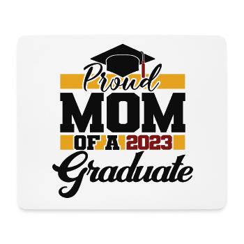 Stolze Mutter eines 2023 Graduiertenabschlusses für Frauen - Mousepad (Querformat) - Weiß - Vorne