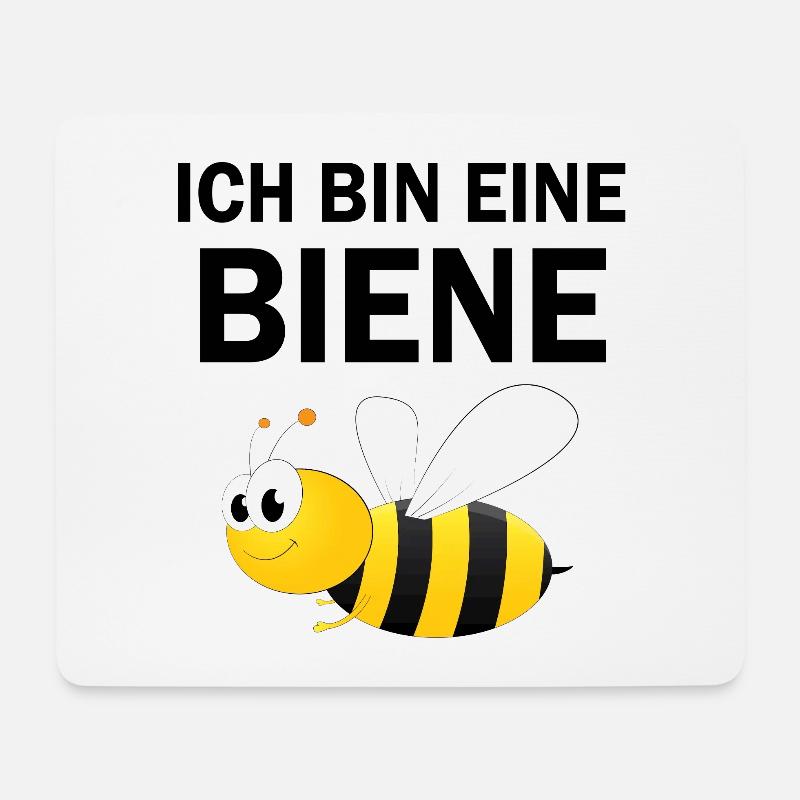 Ich Bin Eine Biene Geschenk Bienen Bienenflüsterer - Mousepad (Querformat) - Weiß