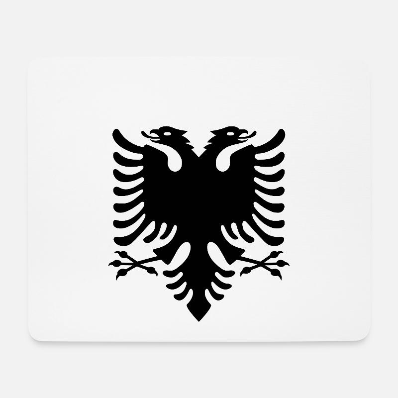Albanien - Mousepad (Querformat) - Weiß