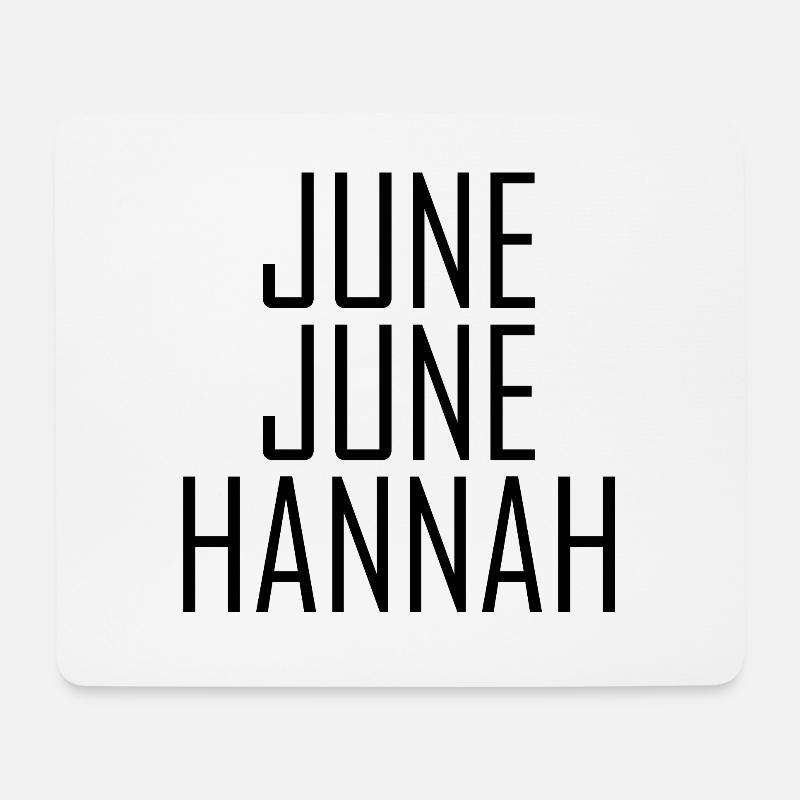 Juni Juni Hannah Shirt Kapitän Sandy Unter Deck Ha - Mousepad (Querformat) - Weiß
