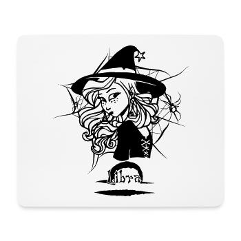Waage Hexen-Tierkreis - Mousepad (Querformat) - Weiß - Vorne