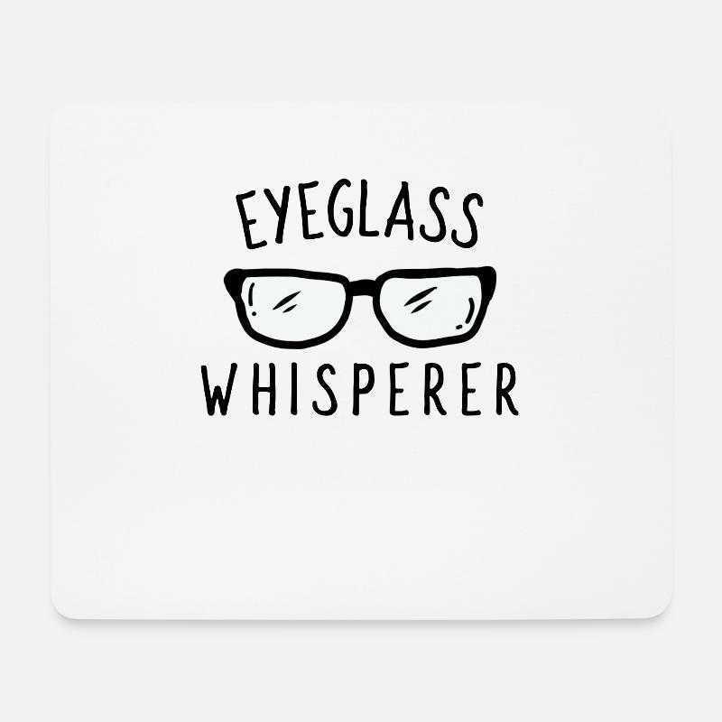Optiker Sprüche Augenoptiker Augenoptik - Mousepad (Querformat) - Weiß