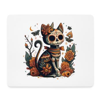 Jour du chat mort - Tapis de souris (format paysage) - blanc - Devant