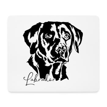 LABRADOR RETRIEVER Dogs Dog Labbi Wilsigns - Mouse Pad (horizontal) - white - Front