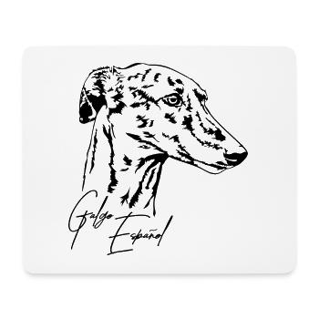 GALGO ESPANOL Portrait Greyhounds Wilsigns - Tapis de souris (format paysage) - blanc - Devant
