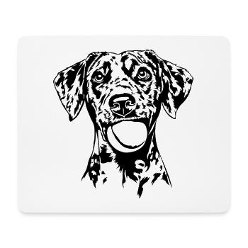 Catahoula Leopard Dog Hunde Hund Wilsigns - Mouse Pad (horizontal) - white - Front
