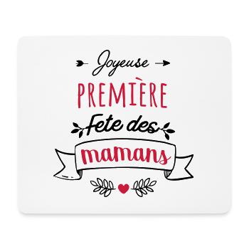 première fête des mères - Tapis de souris (format paysage) - blanc - Devant