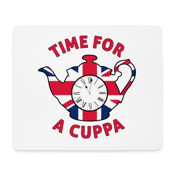 Time for a cuppa - Mouse Pad (horizontal) - white - Front