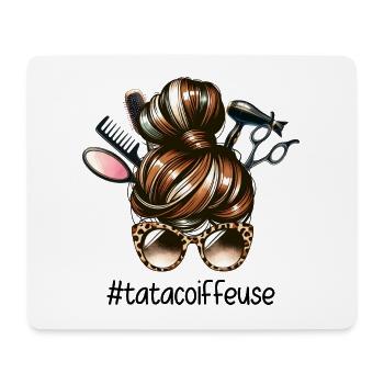 Dutt Tante Friseur Super Tante Friseur - Mousepad (Querformat) - Weiß - Vorne