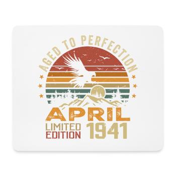 Unmatched Since April 1941 Anniversary Gift - Mouse Pad (horizontal) - white - Front