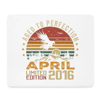 Unvergleichlich seit April 2016 Jubiläumsgeschenk - Mousepad (Querformat) - Weiß - Vorne
