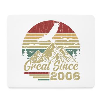 Vintage 2006 Retro 2006 Birthday Gift - Mouse Pad (horizontal) - white - Front