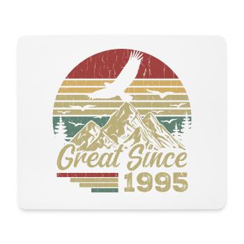 Vintage 1995 Cadeau D’anniversaire 1995 Retro 1995 - Tapis de souris (format paysage) - blanc - Devant