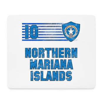 Équipe des Îles Mariannes du Nord de football - Tapis de souris (format paysage) - blanc - Devant