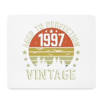 1997 Vintage Born 1997 Birthday Gift 1997 - Mouse Pad (horizontal) - white - Front