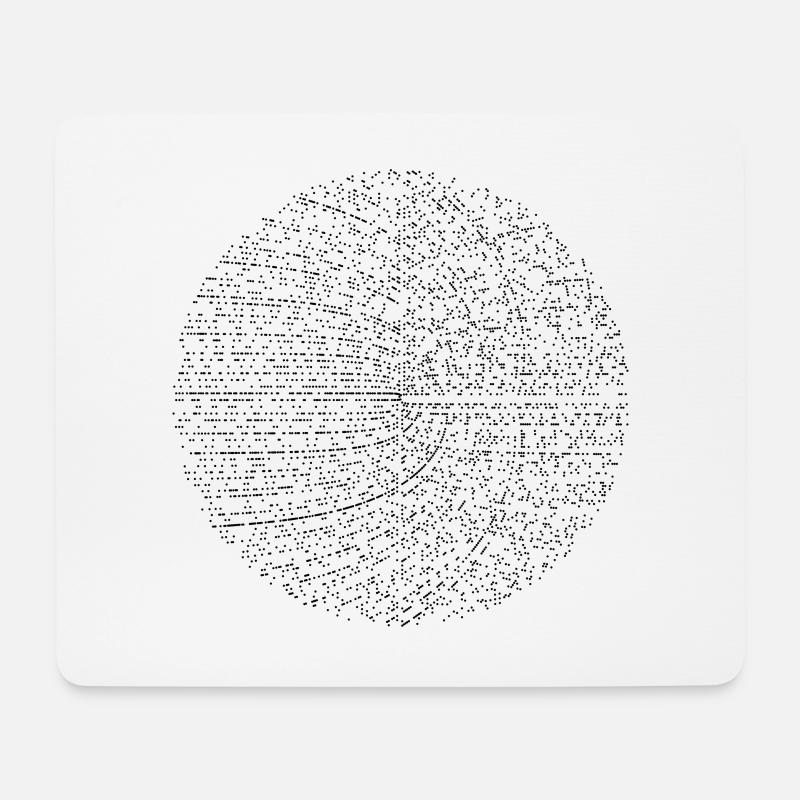 Sacks-Spirale - Mousepad (Querformat) - Weiß