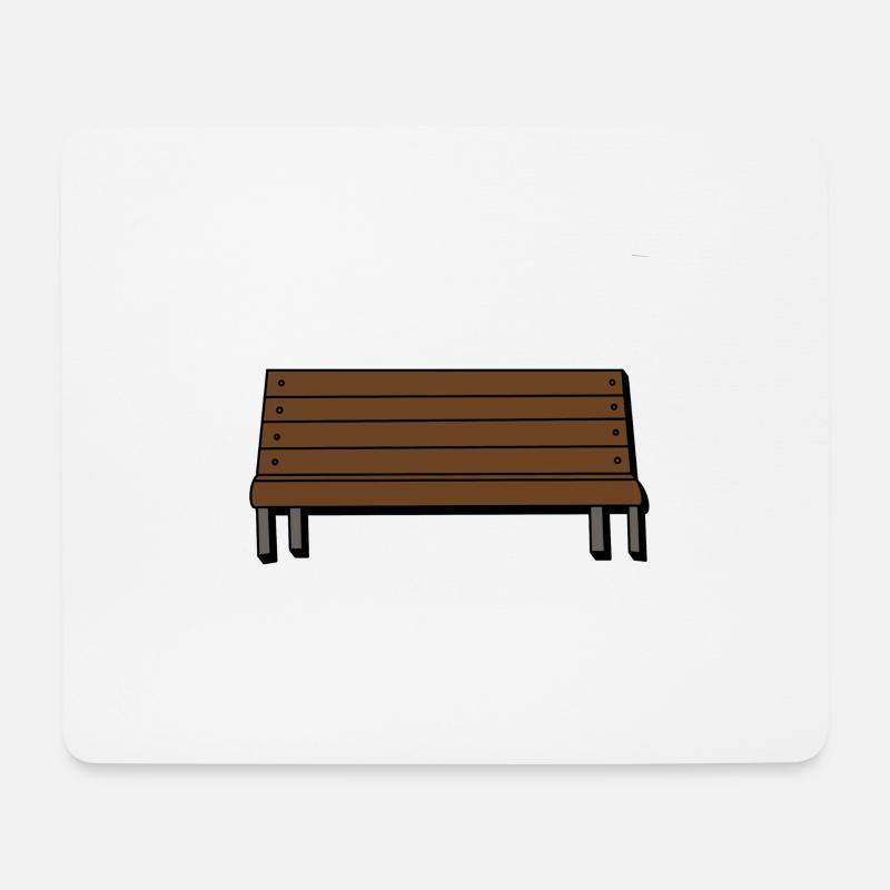 Bench - Mouse Pad (horizontal) - white