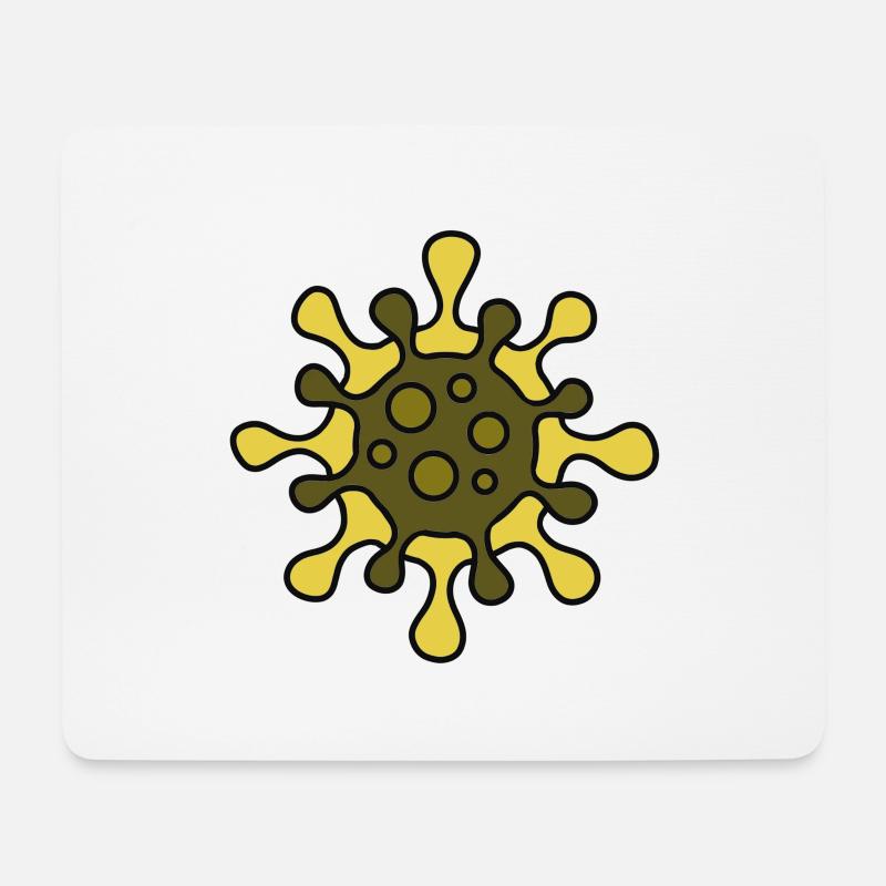 virus - Mouse Pad (horizontal) - white
