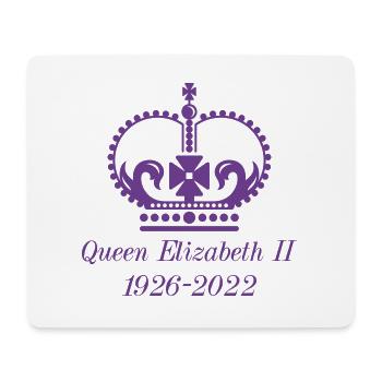 Königin Elisabeth II. - Mousepad (Querformat) - Weiß - Vorne