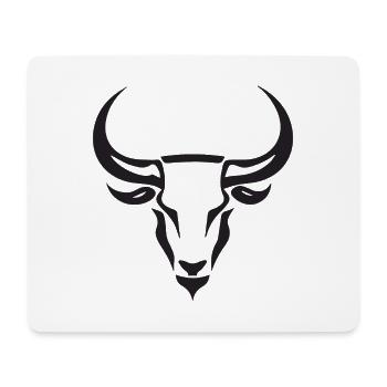 Astrologie Stier Sternzeichen Taurus Mythologie - Mousepad (Querformat) - Weiß - Vorne