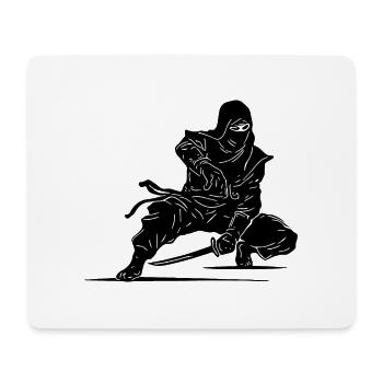 Kraftsport Warrior Style Freizeit Ninja Athlet - Mousepad (Querformat) - Weiß - Vorne