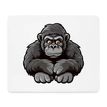 Niedlicher Affe für Kinder für Kinder - Mousepad (Querformat) - Weiß - Vorne