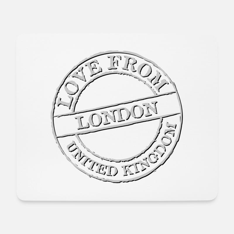 London - Mouse Pad (horizontal) - white