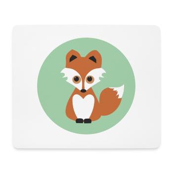 fuchs - Mousepad (Querformat) - Weiß - Vorne