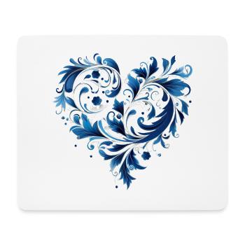 Valentinstag Herz Liebe Liebesbeweis Gefühle - Mousepad (Querformat) - Weiß - Vorne