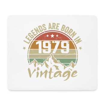 Cadeau Anniversaire 1979 Vintage 1979 Retro 1979 - Tapis de souris (format paysage) - blanc - Devant