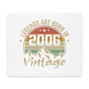 2006 Vintage 2006 Retro 2006 Birthday Gift - Mouse Pad (horizontal) - white - Front