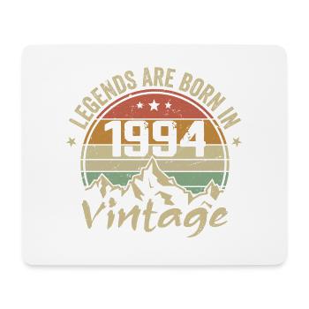 Cadeau Anniversaire 1994 Vintage 1994 Retro 1994 - Tapis de souris (format paysage) - blanc - Devant