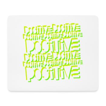 Positiv - Mousepad (Querformat) - Weiß - Vorne