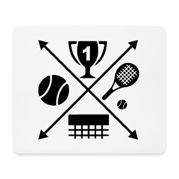 tennis - Mouse Pad (horizontal) - white - Front