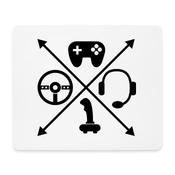 Gaming - Mousepad (Querformat) - Weiß - Vorne