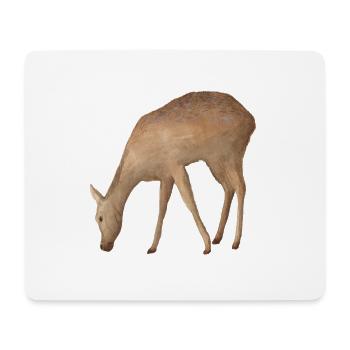 Roe deer - Mouse Pad (horizontal) - white - Front