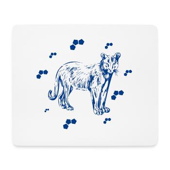 Gepard - Afrika - Safari - Naturschutz - Mousepad (Querformat) - Weiß - Vorne