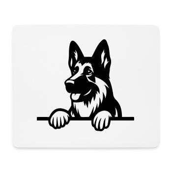 German Shepherd - Mouse Pad (horizontal) - white - Front