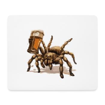 Tarantula Bier Lustig - Mousepad (Querformat) - Weiß - Vorne