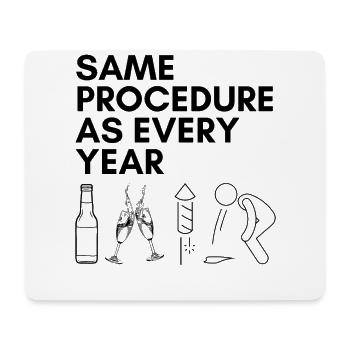 Silvester | Party | Feiern | New Year | Drinken - Mousepad (Querformat) - Weiß - Vorne