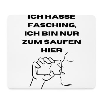 Saufen | Party | Saufen | Lustig | Fasching - Mousepad (Querformat) - Weiß - Vorne