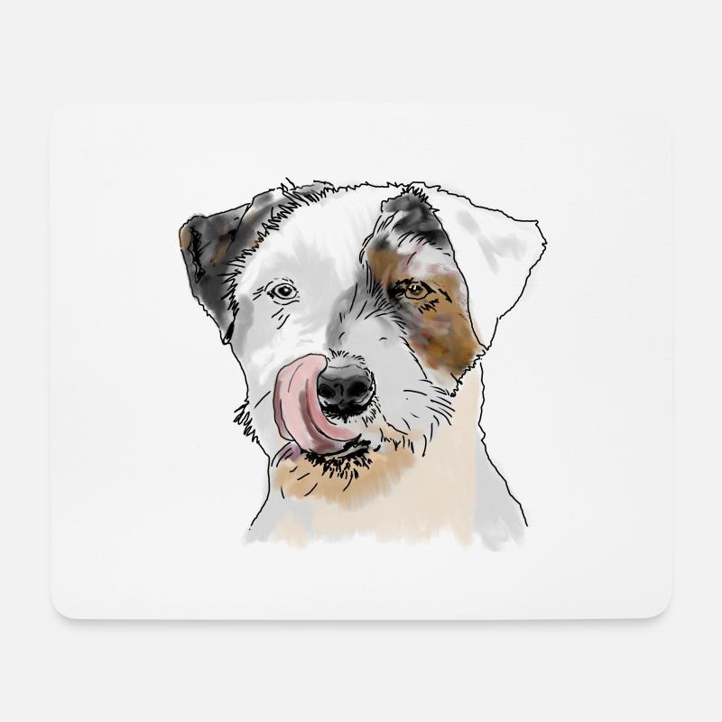 Terrier - Mouse Pad (horizontal) - white