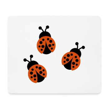 Ladybug - Mouse Pad (horizontal) - white - Front