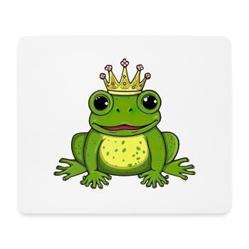 Schöner lustiger Frosch Valentinstag - Mousepad (Querformat) - Weiß - Vorne