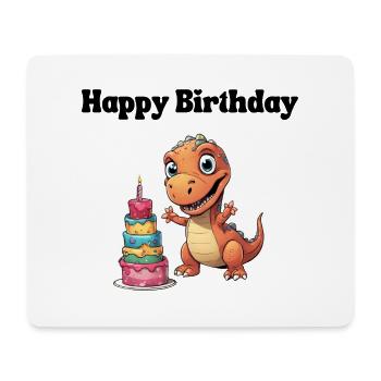 Joyeux anniversaire - Félicitations - Tapis de souris (format paysage) - blanc - Devant